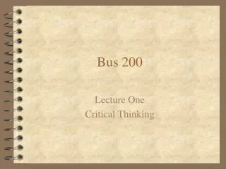 Bus 200