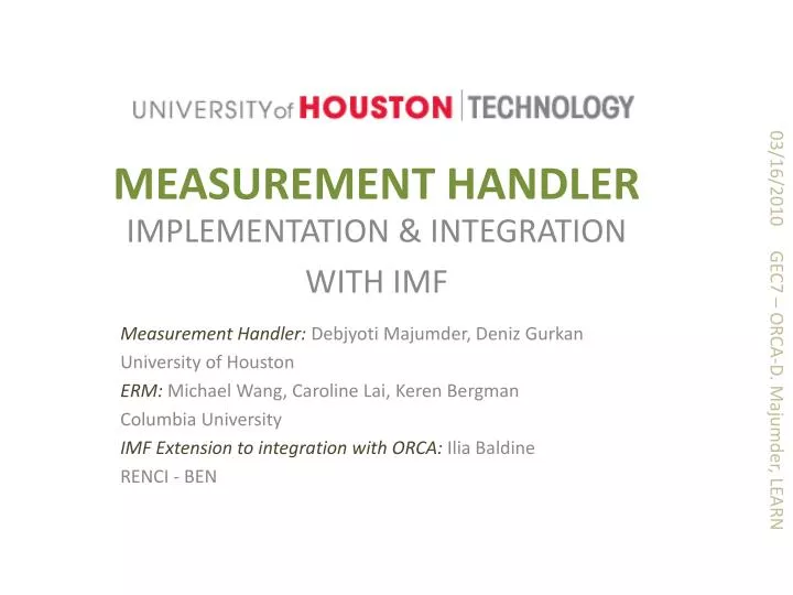 measurement handler