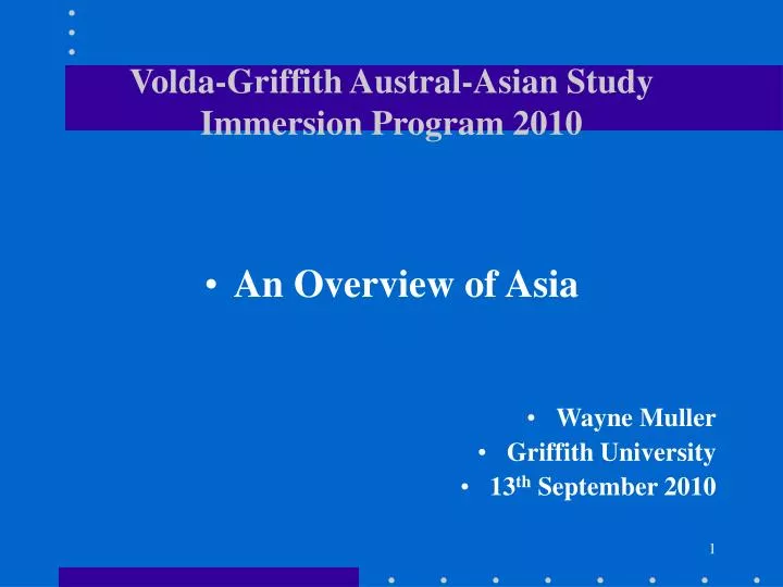 volda griffith austral asian study immersion program 2010