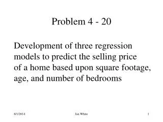 Problem 4 - 20