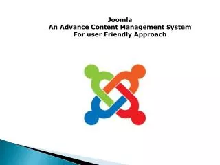Joomla an advance content management system