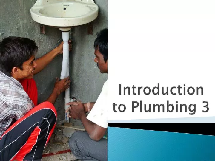 introduction to plumbing 3