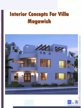Interior Concepts For Villa Magawish