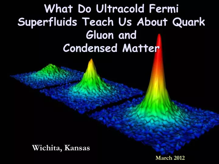 what do ultracold fermi superfluids teach us about quark gluon and condensed matter