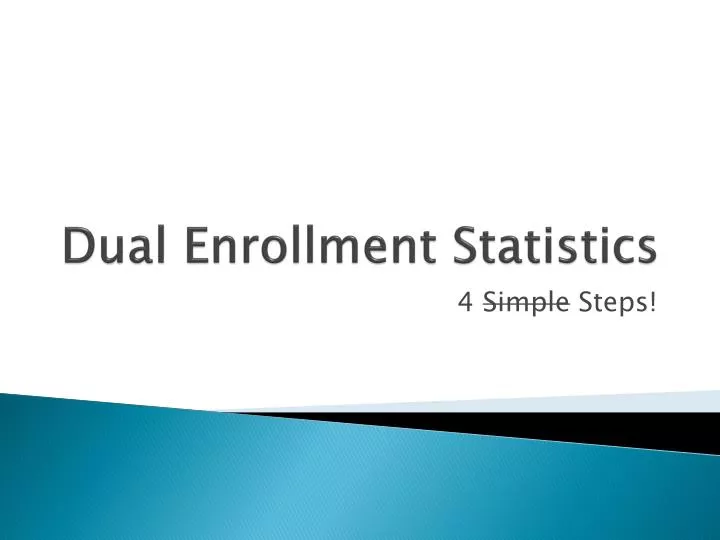 dual enrollment statistics
