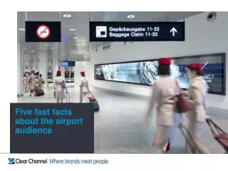 Five fast facts about the airport audience