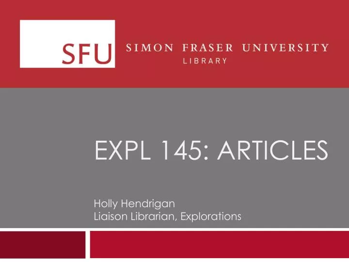 expl 145 articles holly hendrigan liaison librarian explorations