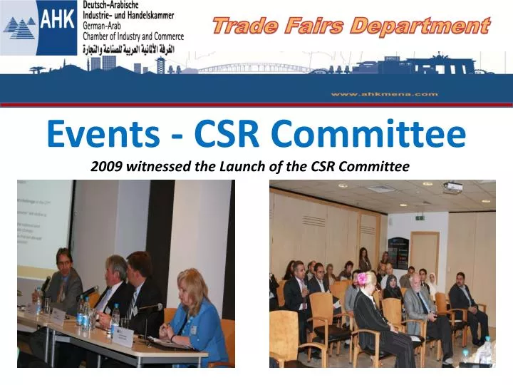 events csr committee