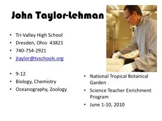 John Taylor-Lehman