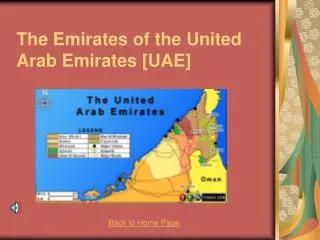 The Emirates of the United Arab Emirates [UAE]