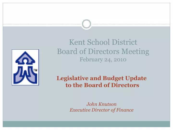 kent school district board of directors meeting february 24 2010