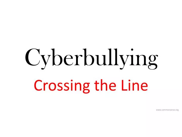 cyberbullying