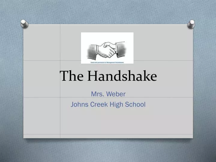 the handshake