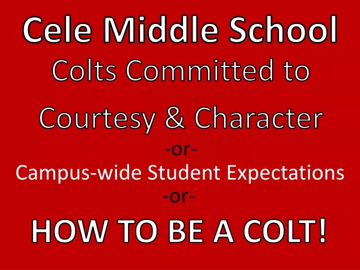 cele middle school