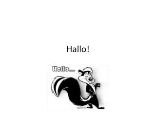 hallo