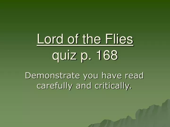 lord of the flies quiz p 168