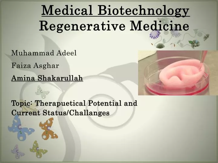medical biotechnology regenerative medicine