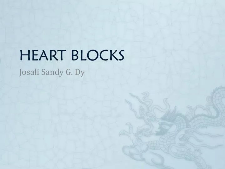 heart blocks