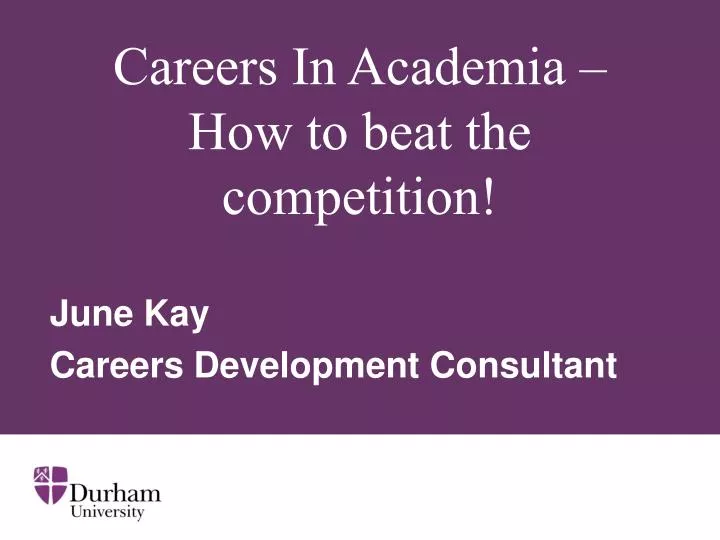 careers in academia how to beat the competition