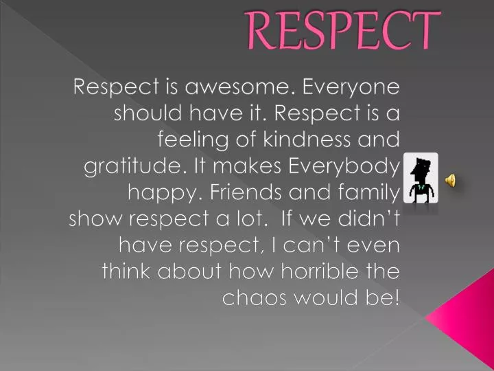 respect