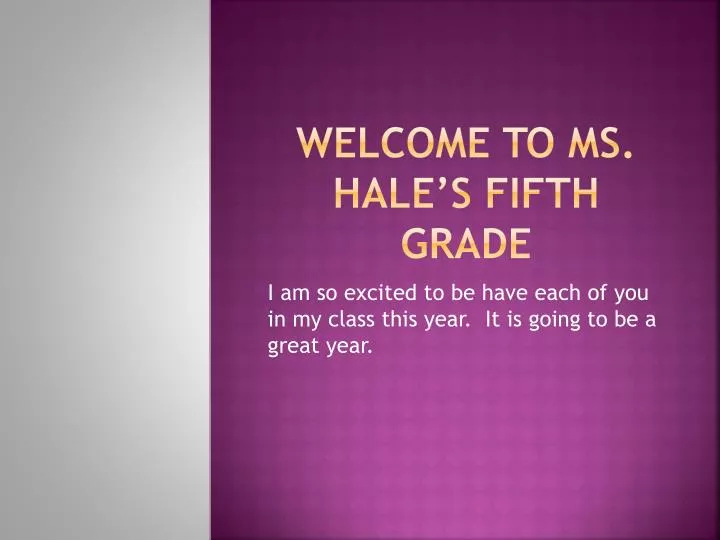 welcome to ms hale s fifth grade