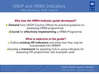 Why was the HRBA Indicator guide developed?