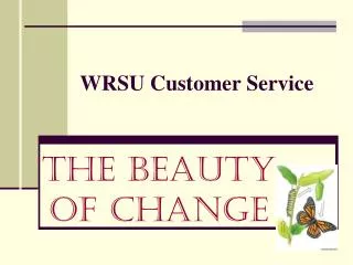 WRSU Customer Service