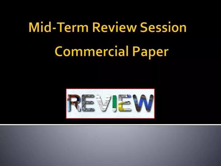 mid term review session