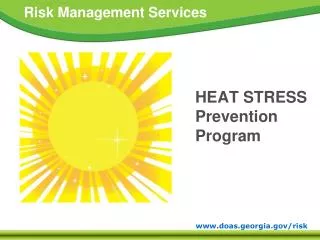 HEAT STRESS Prevention Program