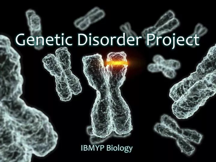 genetic disorder project