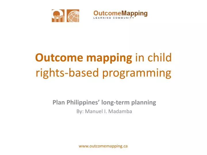 outcome mapping in child rights based programming