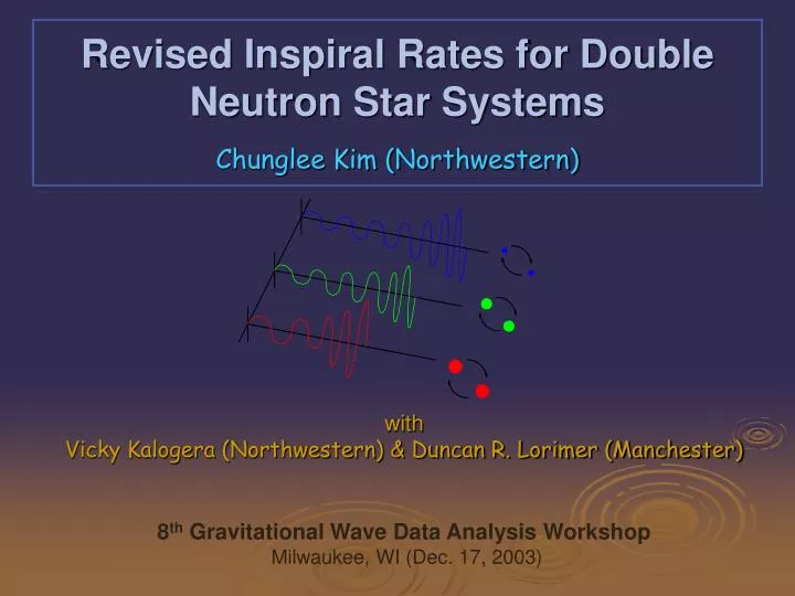 revised inspiral rates for double neutron star systems chunglee kim northwestern