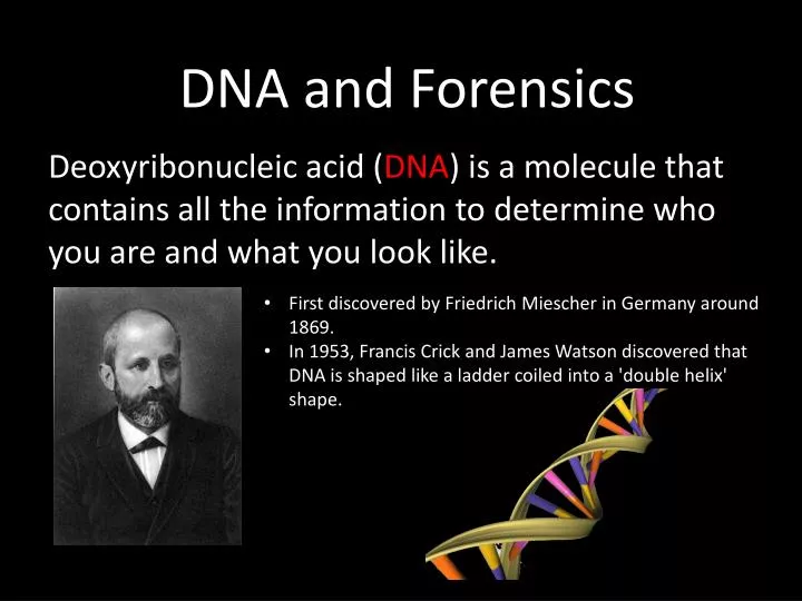 dna and forensics