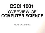 Exploring Algorithms: Understanding Computing Operations - slide 1
