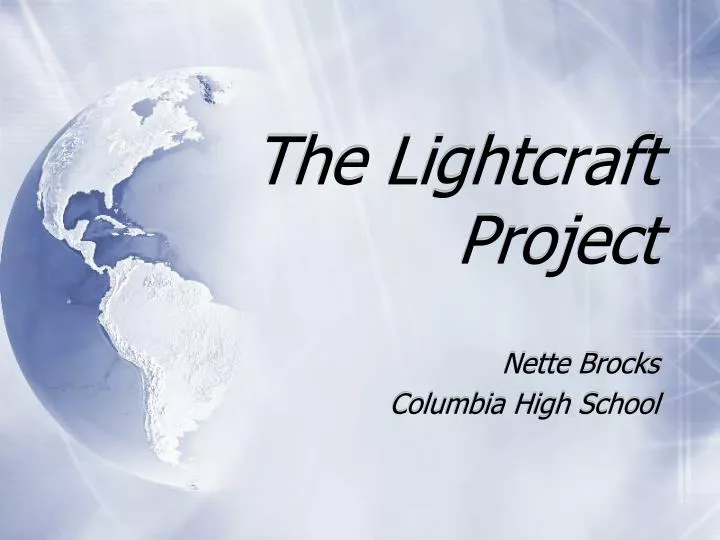 the lightcraft project