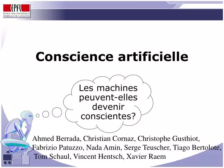 conscience artificielle