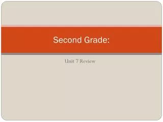 second grade