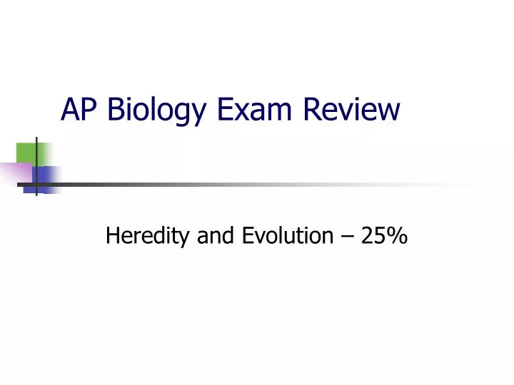 ap biology exam review