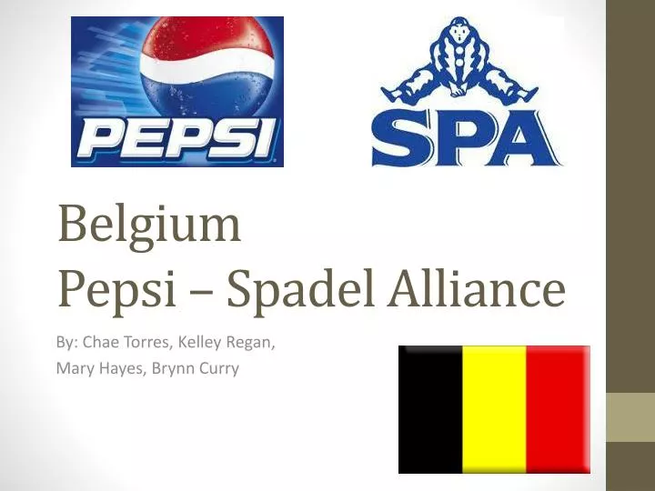 belgium pepsi spadel alliance