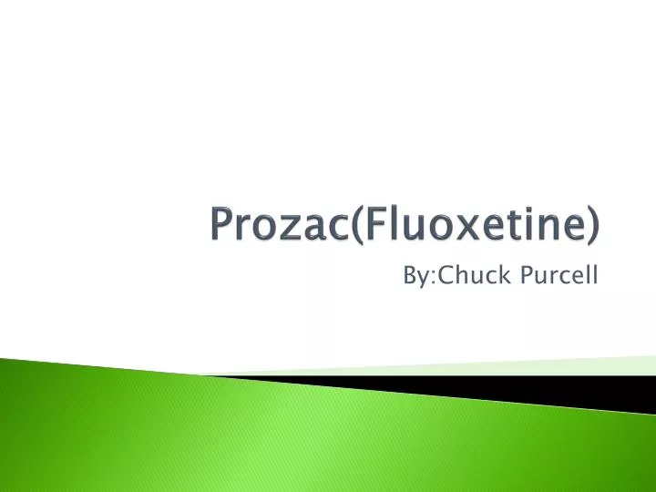 prozac fluoxetine