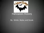 Halloween History - slide 1