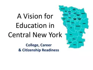 A Vision for Education in Central New York