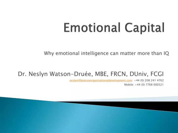 emotional capital