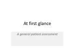 At first glance - slide 1