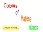 Colours - slide 1