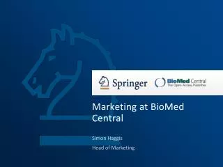 Marketing at BioMed Central