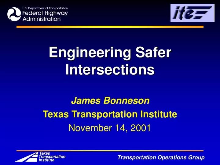 engineering safer intersections