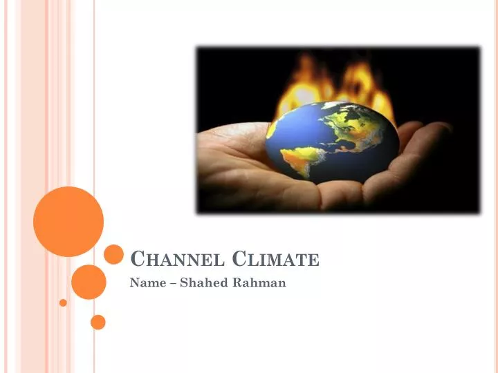 channel climate
