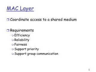 MAC Layer