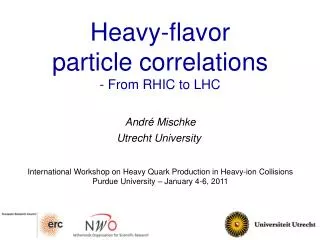 Heavy - flavor particle correlations - From RHIC to LHC